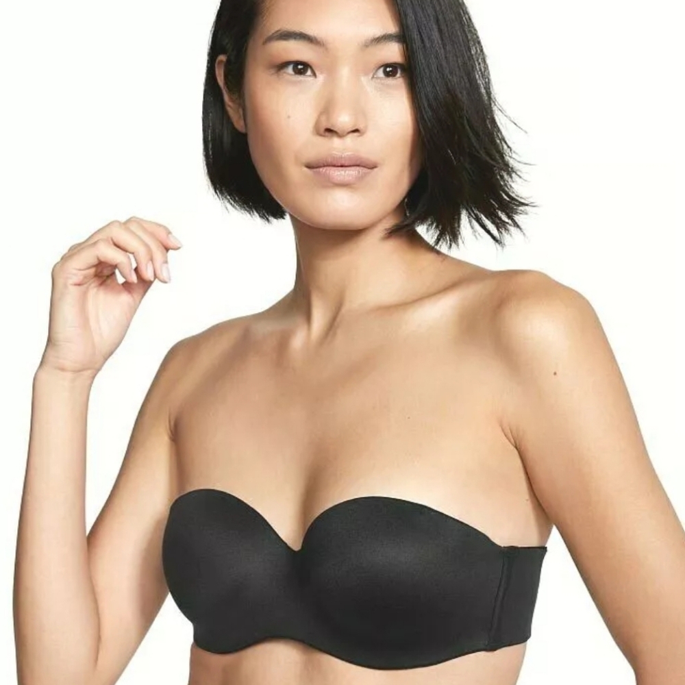 Victoria's Secret Black Strapless Bra